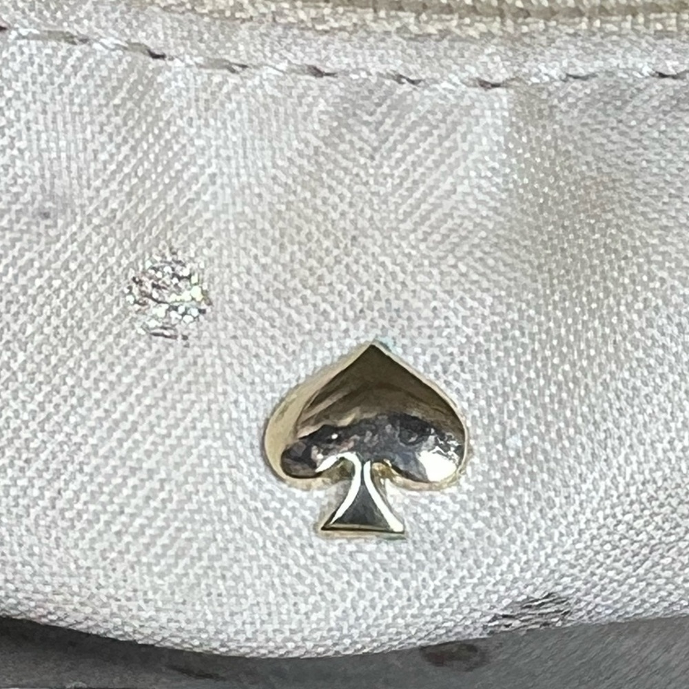 ♠️ Kate Spade Large Satchel Quilted Snakeskin-Embossed Gold-Tone Hardware - Picture 6 of 15
